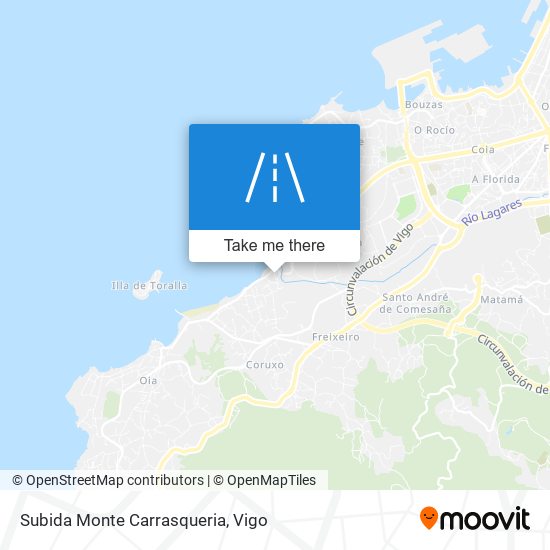 Subida Monte Carrasqueria map