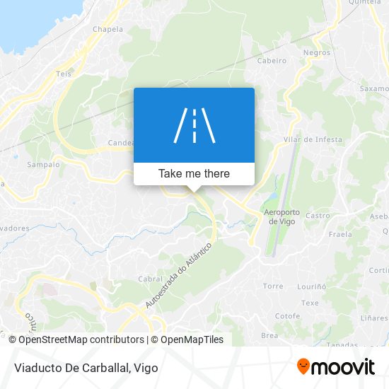 mapa Viaducto De Carballal