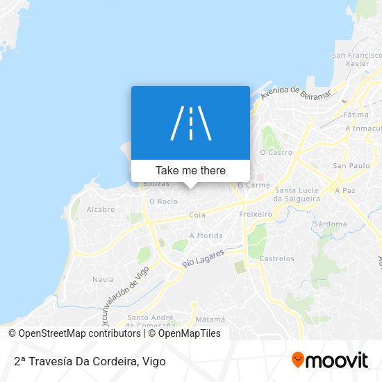 2ª Travesía Da Cordeira map
