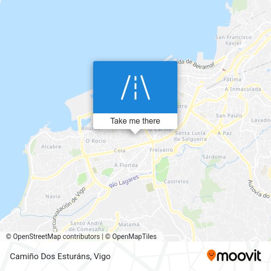 Camiño Dos Esturáns map