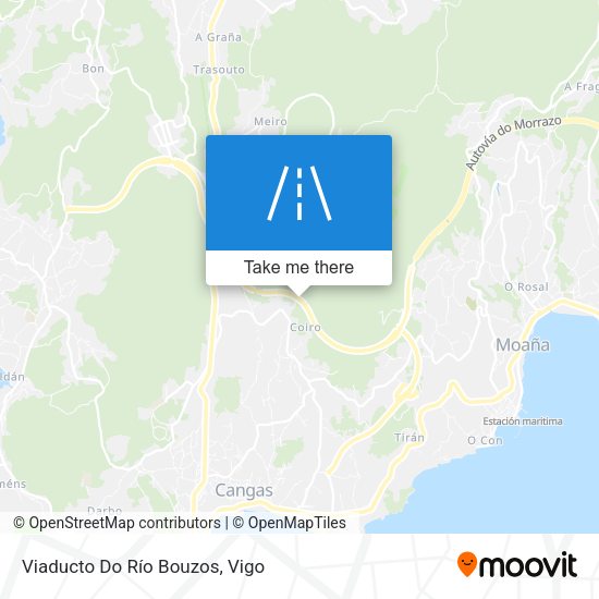 Viaducto Do Río Bouzos map