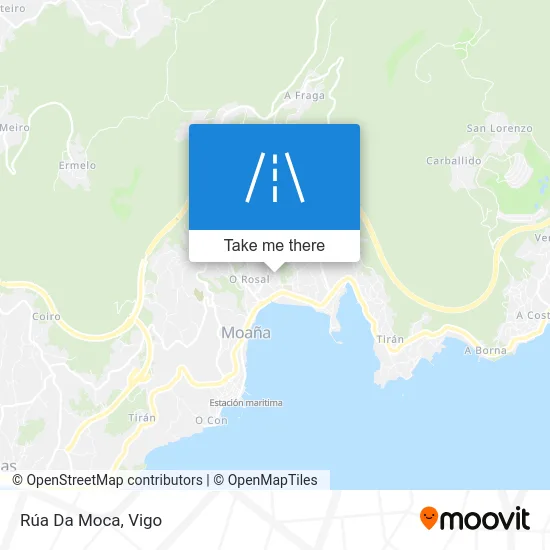 Rúa Da Moca map