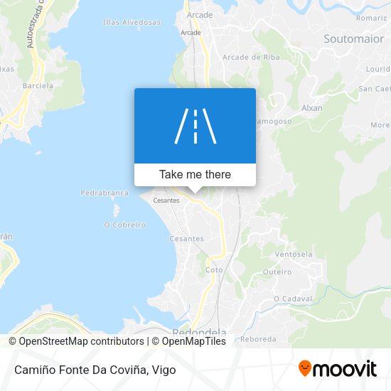 Camiño Fonte Da Coviña map