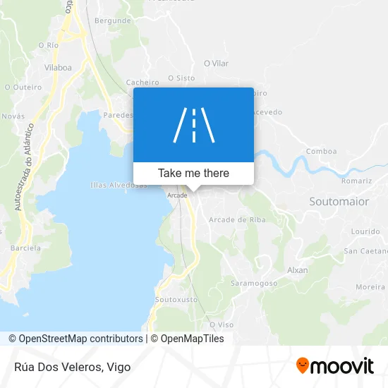 Rúa Dos Veleros map