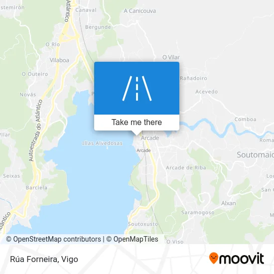Rúa Forneira map