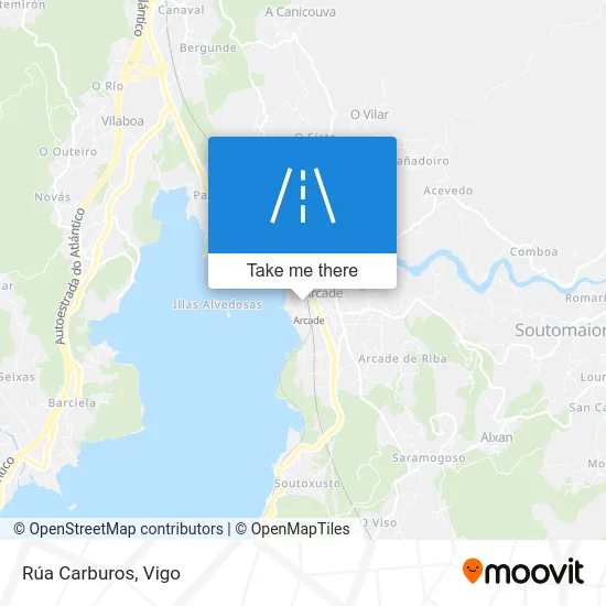Rúa Carburos map
