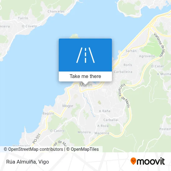 Rúa Almuíña map