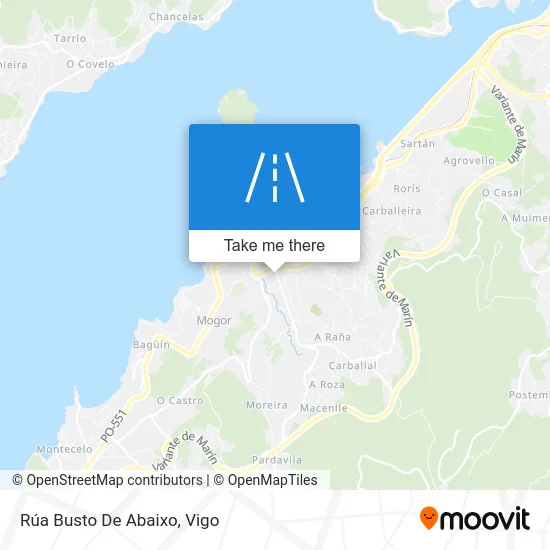 Rúa Busto De Abaixo map