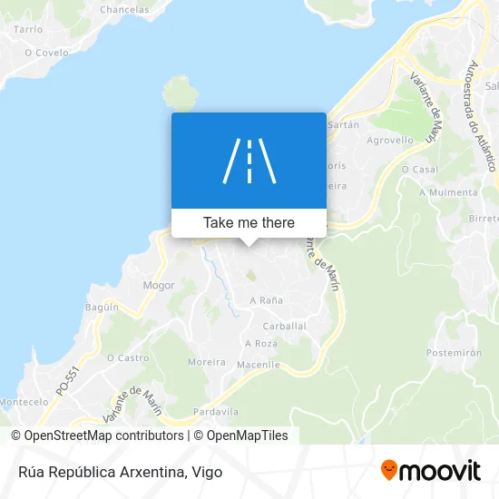 Rúa República Arxentina map