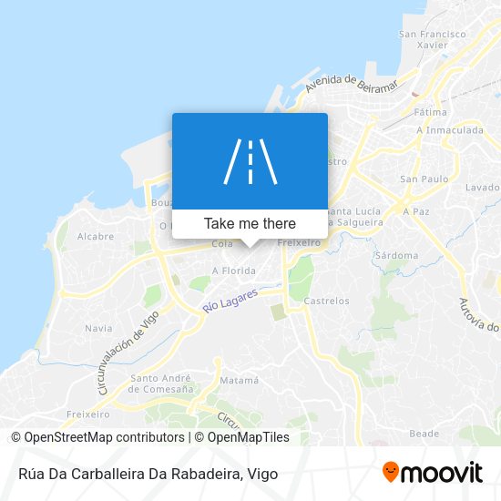 Rúa Da Carballeira Da Rabadeira map