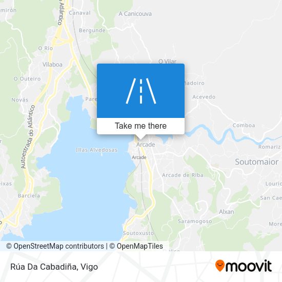 Rúa Da Cabadiña map
