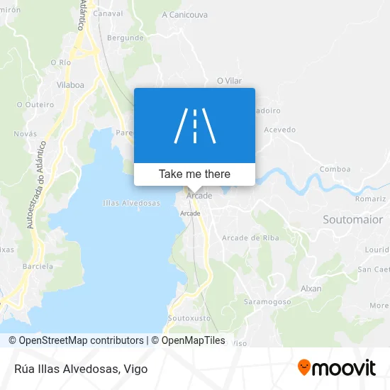 Rúa Illas Alvedosas map