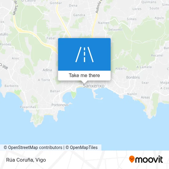 Rúa Coruña map