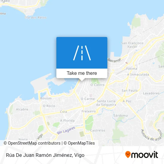 Rúa De Juan Ramón Jiménez map