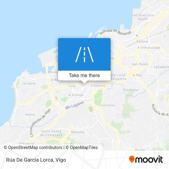 Rúa De García Lorca map