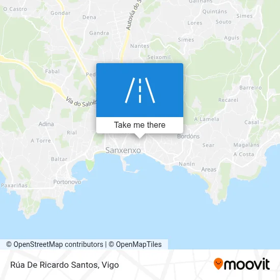 Rúa De Ricardo Santos map