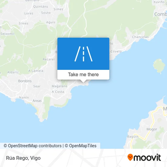 Rúa Rego map