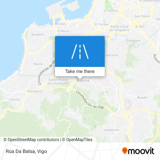 Rúa Da Balsa map