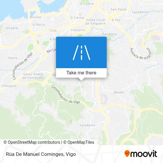 Rúa De Manuel Cominges map