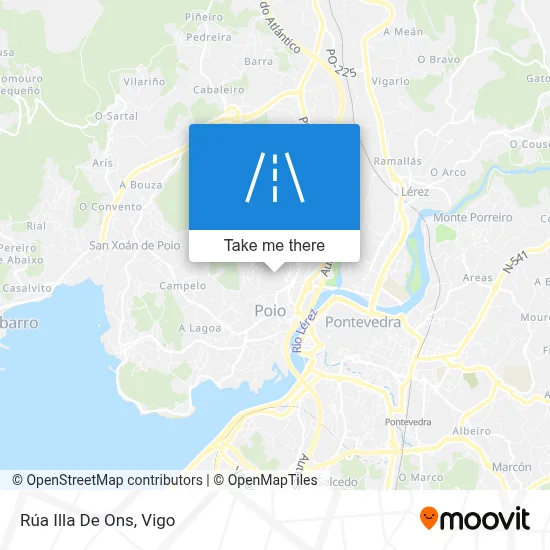 Rúa Illa De Ons map