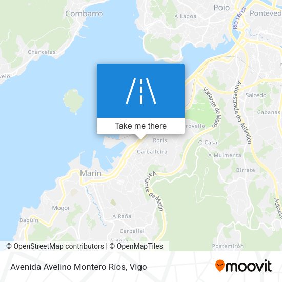 Avenida Avelino Montero Ríos map