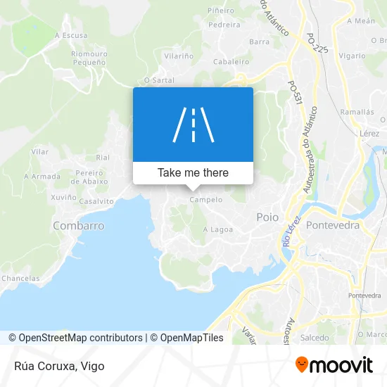 Rúa Coruxa map
