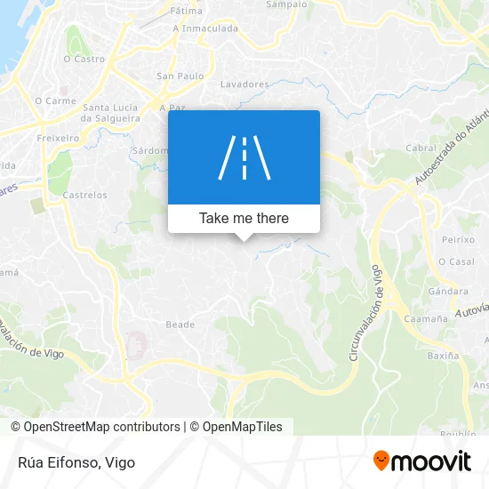 Rúa Eifonso map