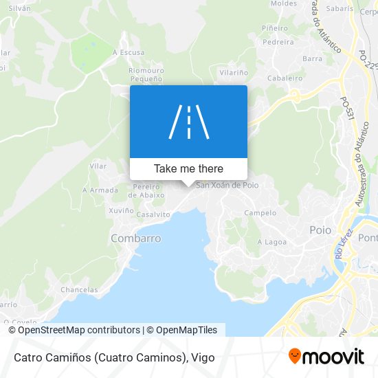 Catro Camiños (Cuatro Caminos) map