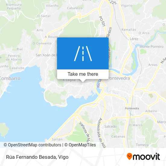 Rúa Fernando Besada map