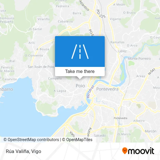 Rúa Valiña map