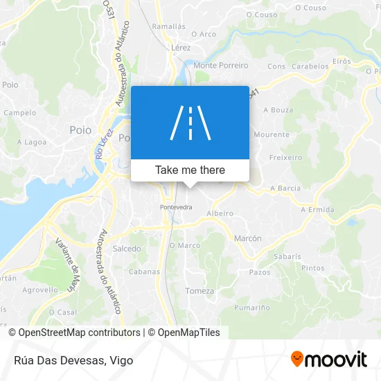 Rúa Das Devesas map