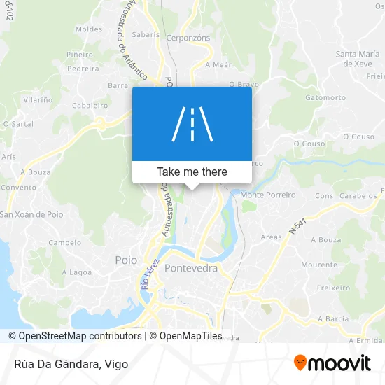 Rúa Da Gándara map