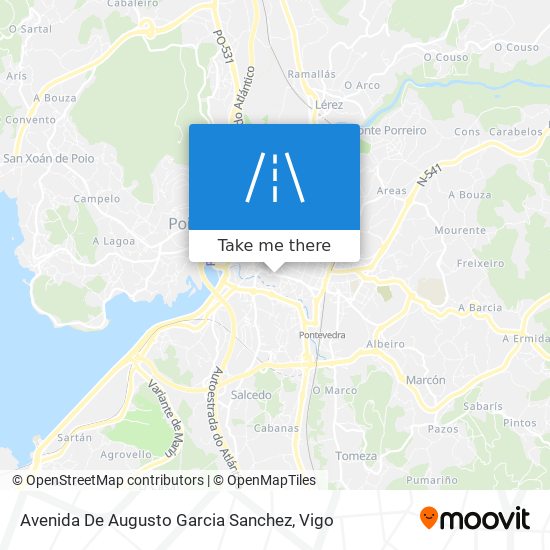 mapa Avenida De Augusto Garcia Sanchez