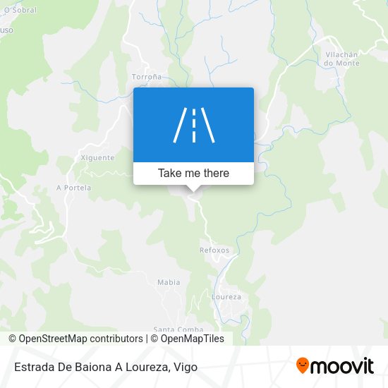 Estrada De Baiona A Loureza map