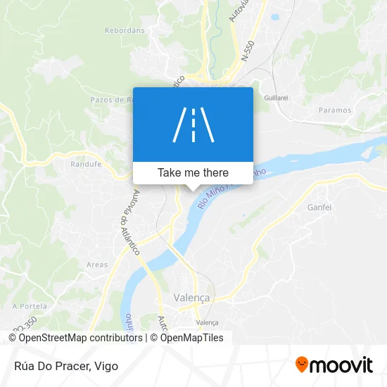 Rúa Do Pracer map