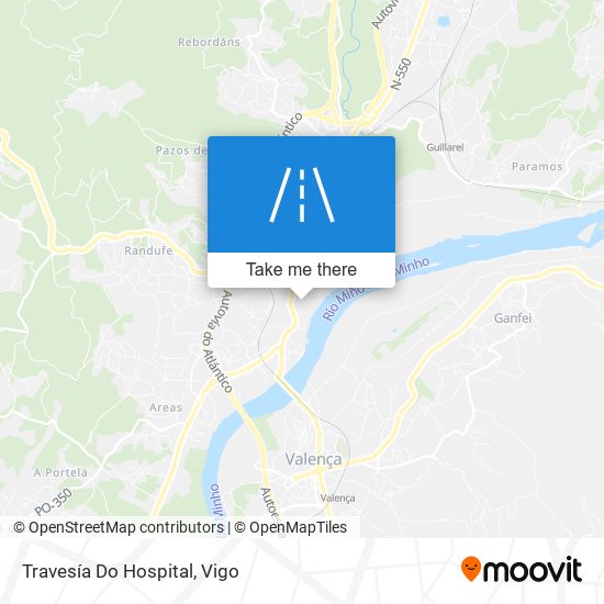 Travesía Do Hospital map