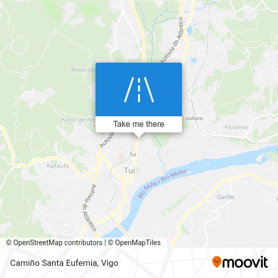 Camiño Santa Eufemia map