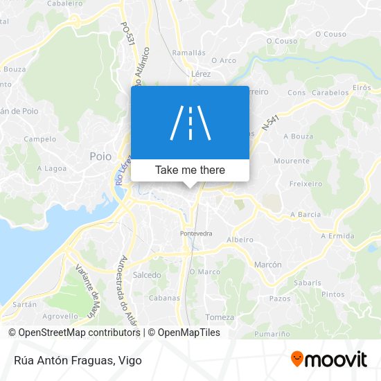 Rúa Antón Fraguas map