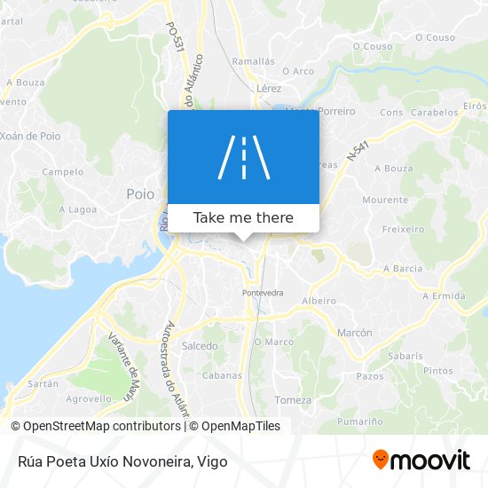 Rúa Poeta Uxío Novoneira map