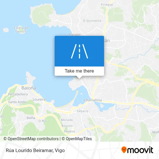 Rúa Lourido Beiramar map