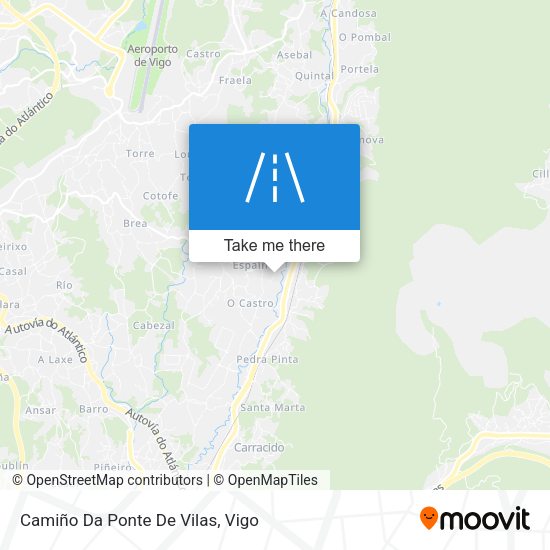 Camiño Da Ponte De Vilas map