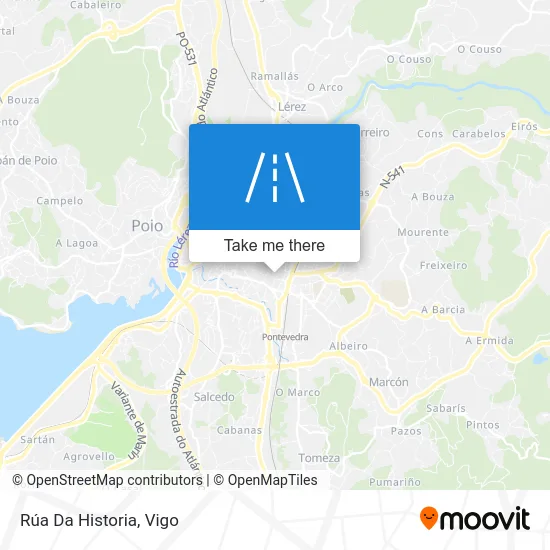 Rúa Da Historia map