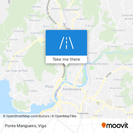 Ponte Mangueiro map