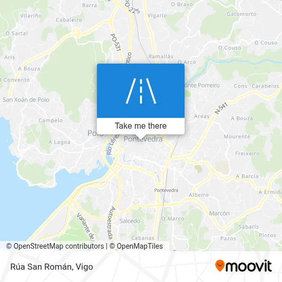 Rúa San Román map