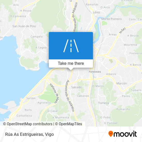 Rúa As Estrigueiras map