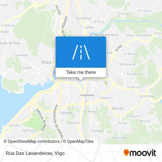 Rúa Das Lavandeiras map