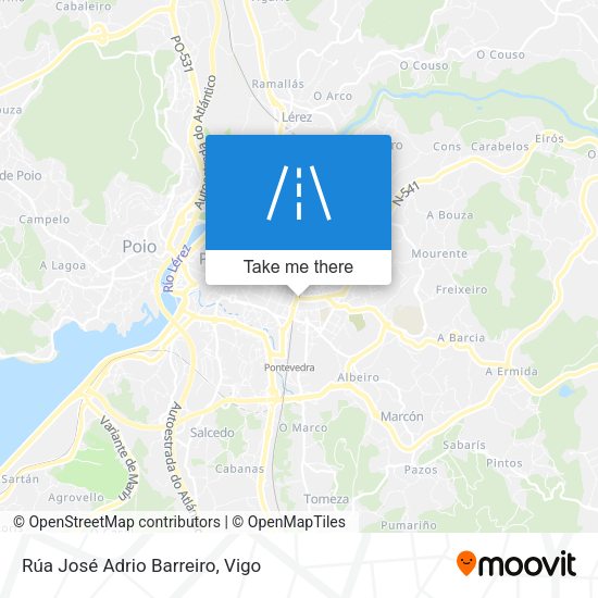 Rúa José Adrio Barreiro map