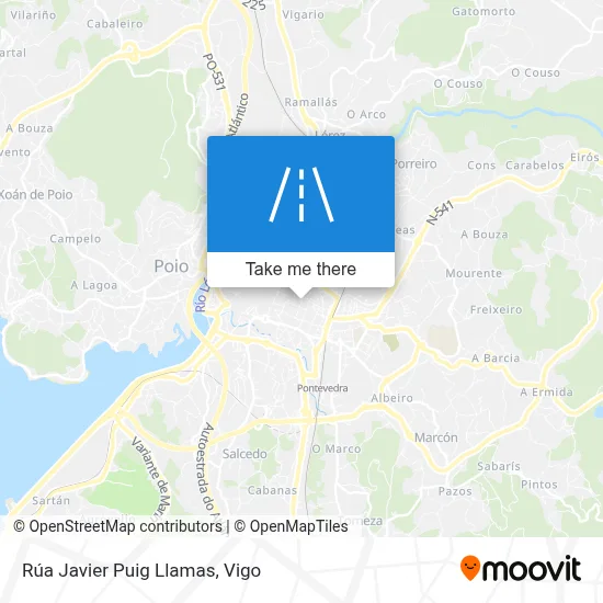 Rúa Javier Puig Llamas map