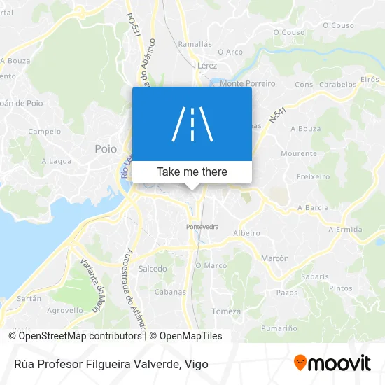 Rúa Profesor Filgueira Valverde map