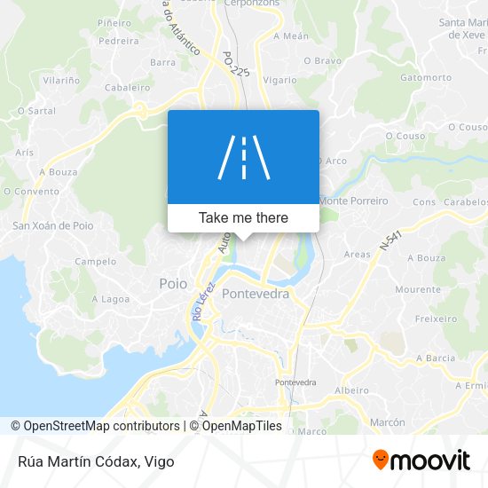 Rúa Martín Códax map